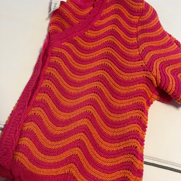 Colorful Striped Knit Cardigan - Picture 4 of 4